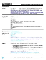 Preview for 9 page of HP ProLiant BL460c Gen8 Specifications