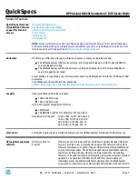 Preview for 5 page of HP ProLiant BL620c Specification