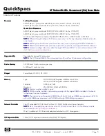 Preview for 5 page of HP ProLiant BL685c Generation 6 Specification