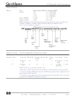 Предварительный просмотр 5 страницы HP ProLiant DL160 Generation 6 Specification
