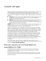 Preview for 8 page of HP ProLiant DL165 G7 Maintenance And Service Manual