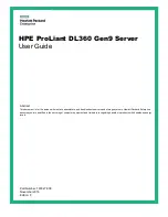 HP ProLiant DL360 Gen9 User Manual preview