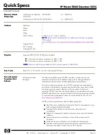 Preview for 5 page of HP ProLiant DL360 Generation 5 Quickspecs