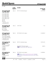 Preview for 37 page of HP ProLiant DL365 Quickspecs