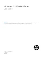 HP ProLiant DL380p Gen8 User Manual preview