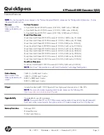 Preview for 3 page of HP ProLiant DL580 G5 Quickspecs