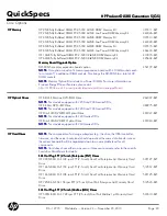 Preview for 23 page of HP ProLiant DL580 G5 Quickspecs