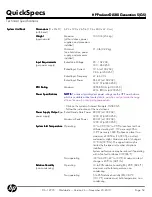 Preview for 52 page of HP ProLiant DL580 G5 Quickspecs