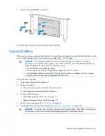 Preview for 62 page of HP ProLiant DL80 Gen9 Maintenance And Service Manual