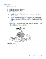 Preview for 50 page of HP ProLiant MicroServer Gen8 Maintenance And Service Manual