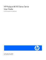 Preview for 1 page of HP ProLiant ML100 Series User Manual