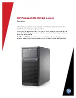 Preview for 1 page of HP ProLiant ML110 G6 Datasheet