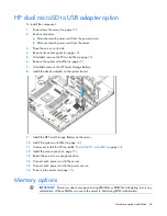 Preview for 63 page of HP ProLiant ML110 Gen9 User Manual