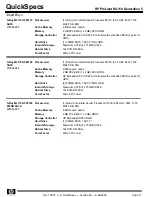 Preview for 11 page of HP ProLiant ML110 Generation 5 Quickspecs