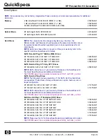 Preview for 14 page of HP ProLiant ML110 Generation 5 Quickspecs