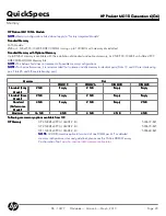 Preview for 20 page of HP ProLiant ML110 Generation 6 (G6) Quickspecs