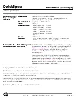 Preview for 30 page of HP ProLiant ML110 Generation 6 (G6) Quickspecs