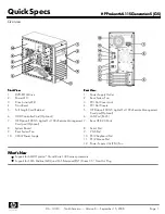 Preview for 1 page of HP ProLiant ML115 G5 Quickspecs