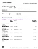 Preview for 20 page of HP ProLiant ML115 G5 Quickspecs