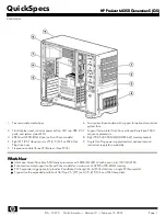 HP ProLiant ML350 Generation 5 (G5) Quickspecs preview