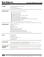 Preview for 8 page of HP ProLiant ML350 Generation 5 (G5) Quickspecs