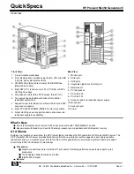 Preview for 1 page of HP ProLiant ML350 Generation 5 Specification