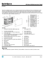 Preview for 1 page of HP ProLiant ML350p Specification