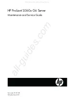 HP ProLiant SL160z - G6 Server Maintenance And Service Manual предпросмотр