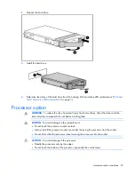 Preview for 20 page of HP ProLiant WS460c G6 Workstation Blade User Manual