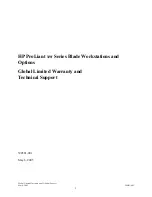 HP ProLiant xw25p Manual preview