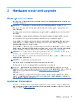 Preview for 17 page of HP ProOne 400 G1 Hardware Reference Manual