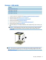 Предварительный просмотр 71 страницы HP ProOne 600 G2 Maintenance & Service Manual