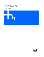 Preview for 1 page of HP R2200 INTL User Manual