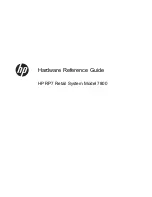 HP RP7 Model 7800 Hardware Reference Manual preview
