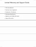 Preview for 3 page of HP s7000 series Limited Warranty