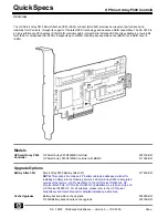 Предварительный просмотр 1 страницы HP SA-P400 Quickspecs