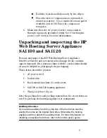 Preview for 7 page of HP sa1100 Quick Start Manual