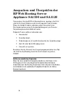 Preview for 40 page of HP sa1100 Quick Start Manual