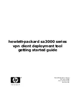 HP SA3000 Series Getting Started Manual preview