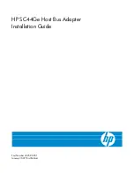 Preview for 1 page of HP SC44Ge Installation Manual