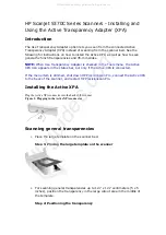 Preview for 1 page of HP Scanjet 5370C Series Instructions For Installing And Using