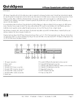 Предварительный просмотр 1 страницы HP Server Console Switch Overview