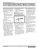 Preview for 9 page of HP Shertech GCBN22V Operating Instructions Manual