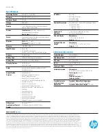 Предварительный просмотр 2 страницы HP Slate 7 2800 Specifications