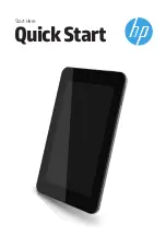 Предварительный просмотр 1 страницы HP Slate 7 Quick Start Manual