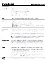 Предварительный просмотр 4 страницы HP Smart Array E500 Controller Quickspecs