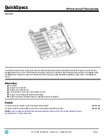 Preview for 1 page of HP Smart Array P712m Quickspecs