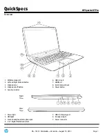 HP SpectreXT Pro Specification preview