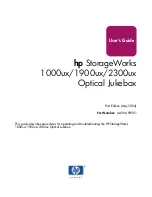 Preview for 1 page of HP StorageWorks 1000ux User Manual