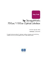 HP StorageWorks 1100ux Setup Manual preview